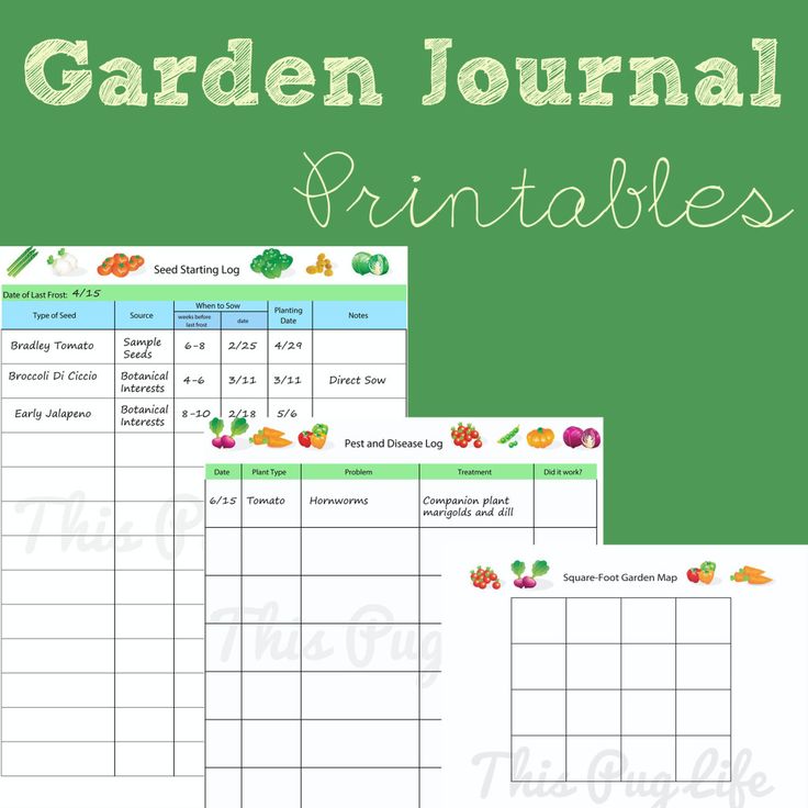 4 Best Images Of Free Printable Garden Planner Journal Printable Garden Journal Pages Free