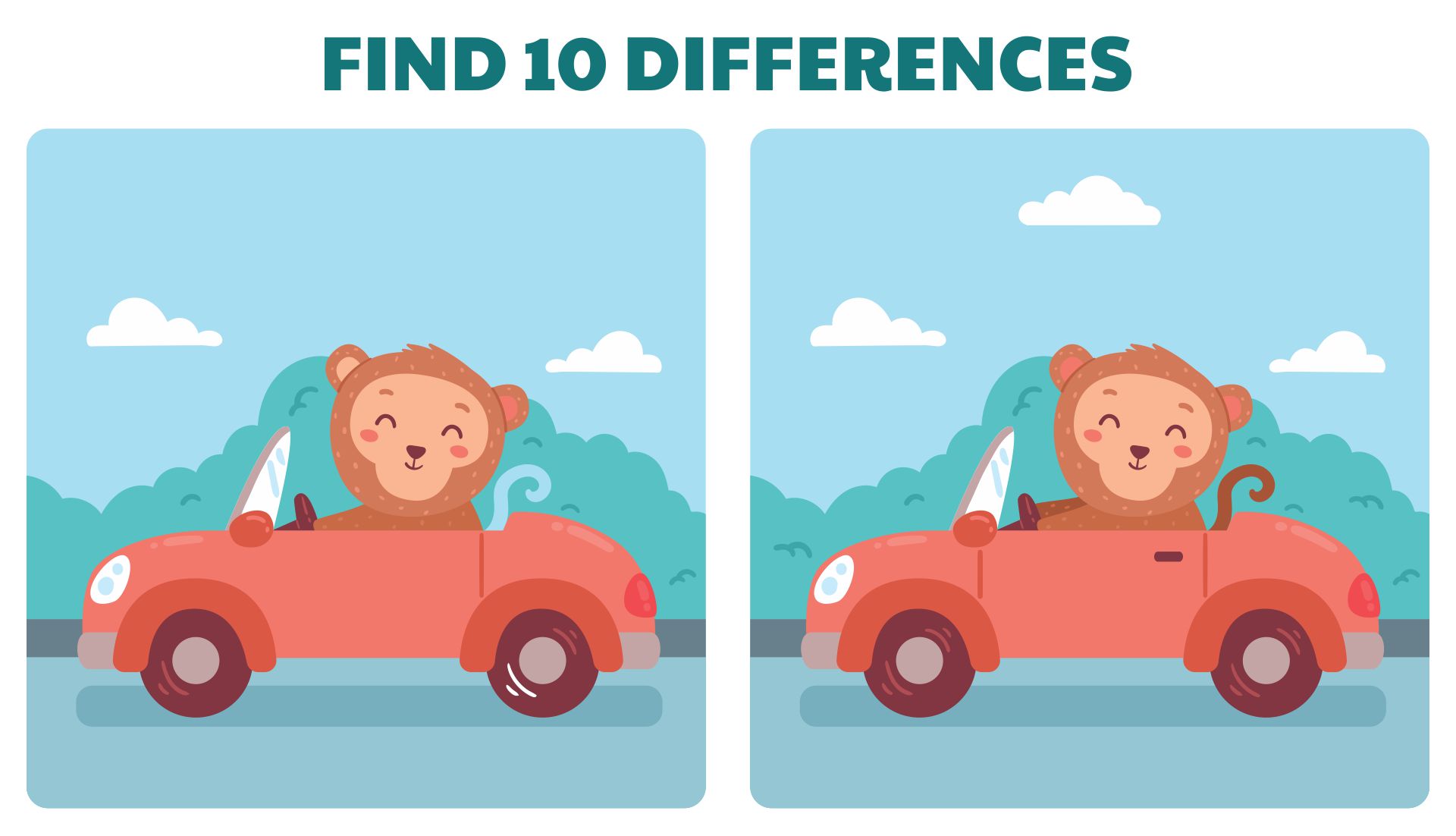 Spot The Difference Printables For Adults