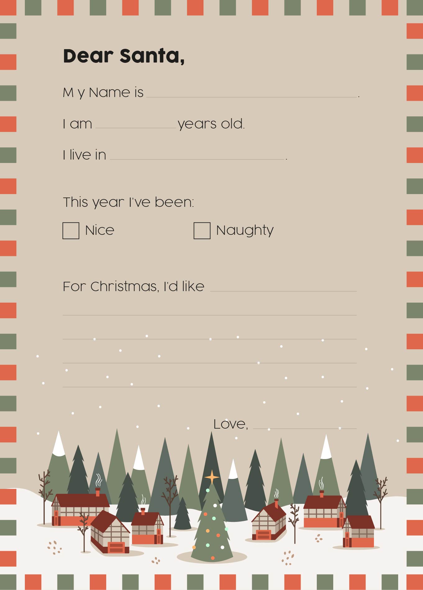 7 Best Images Of Free Printable Santa Letters Templates Letter From 