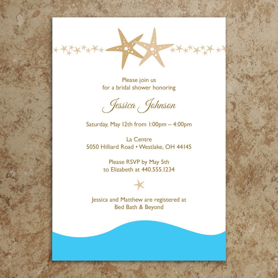 5 Best Images Of Beach Wedding Invitations Printable Beach Wedding