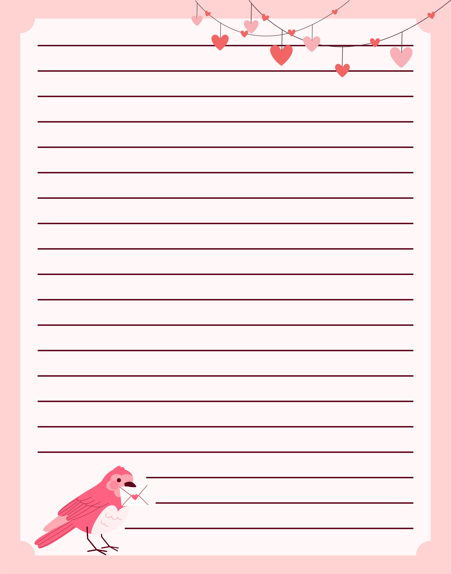Free Printable Letter Writing Templates