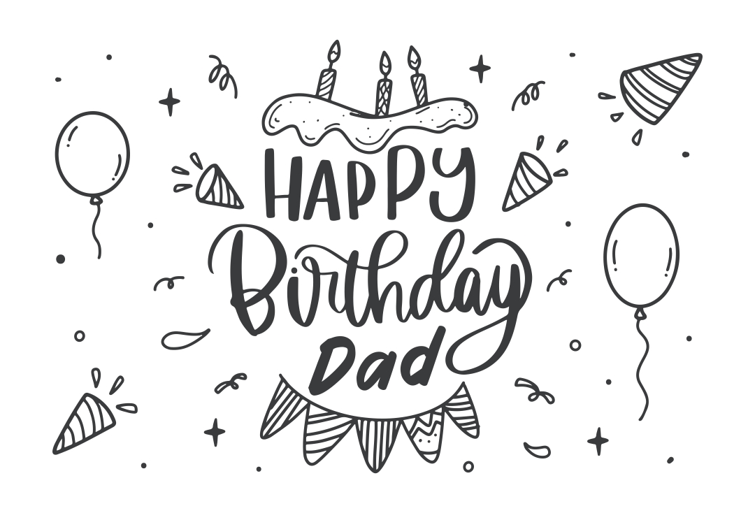 9 Best Images Of Printable Birthday Cards For Dad Happy Birthday Dad 