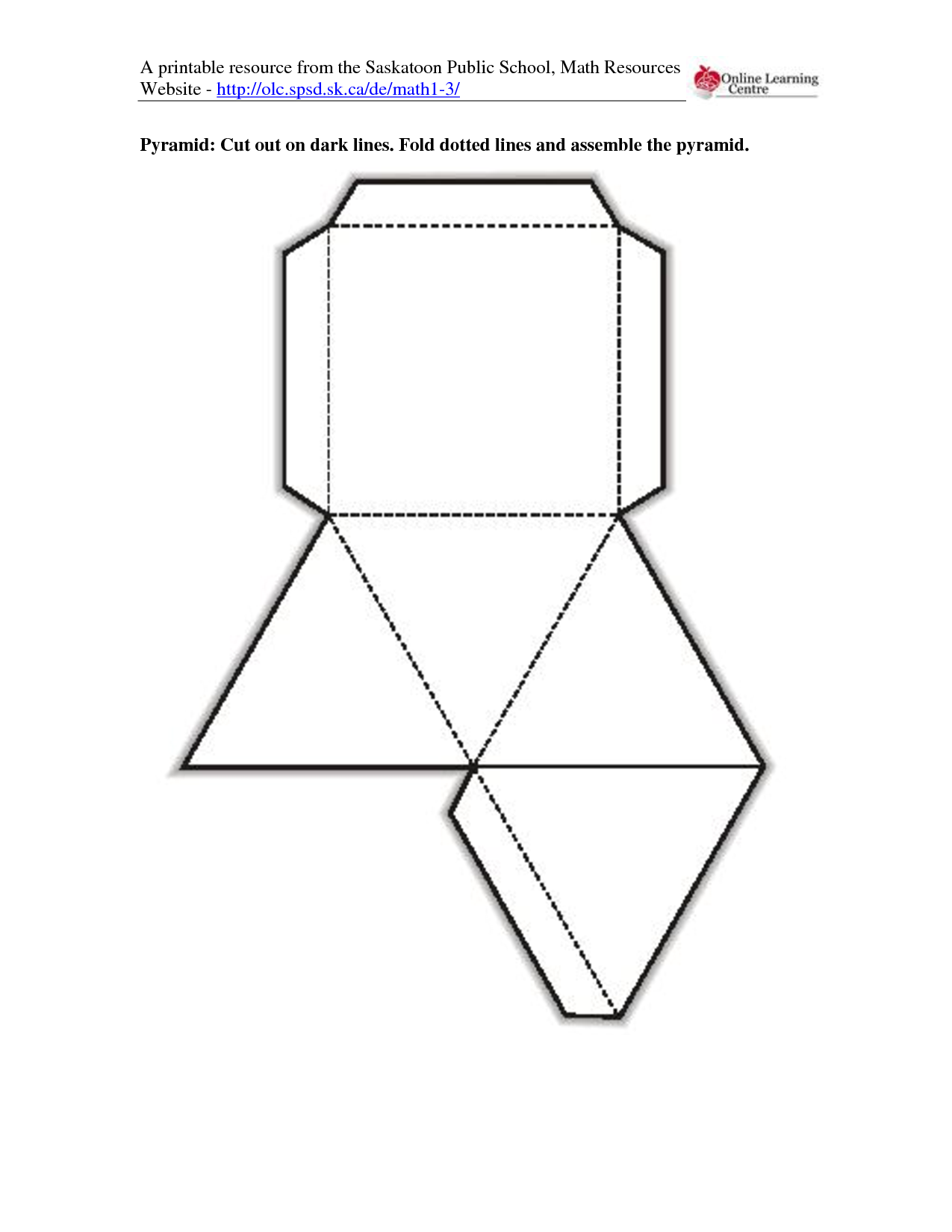 5 Best Images Of 3D Shape Templates Printable 3D Shapes Printables 