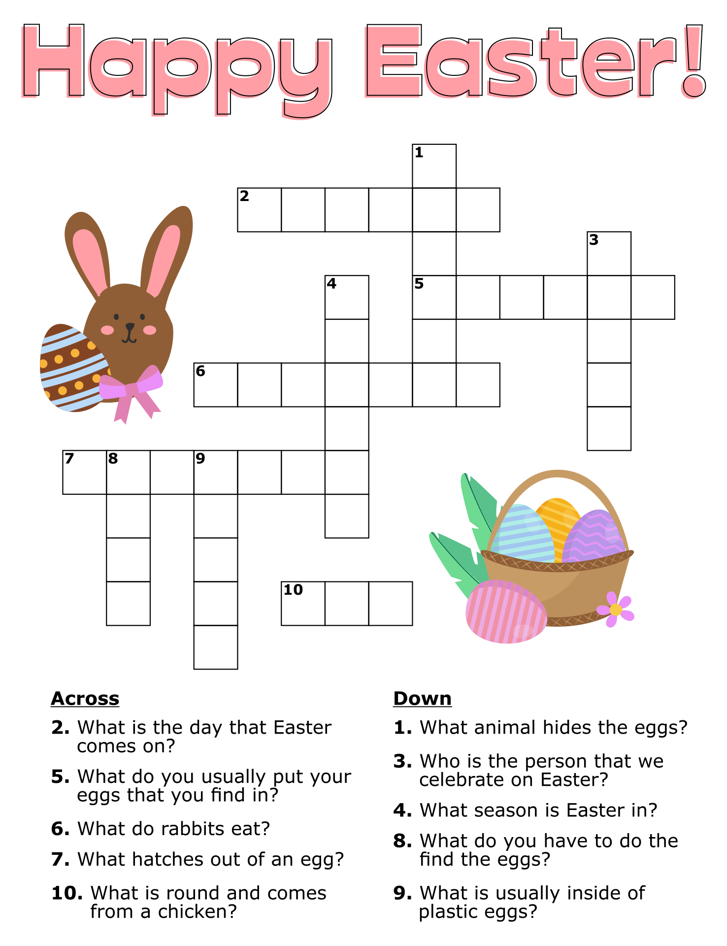 6 Best Images of Printable Easter Games For Adults Free Printable