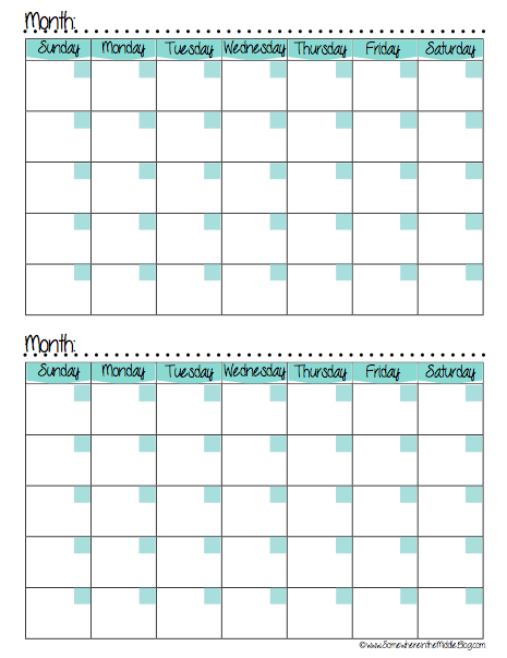 7 Best Images Of 2 Month Calendar Template Printable Free Printable 