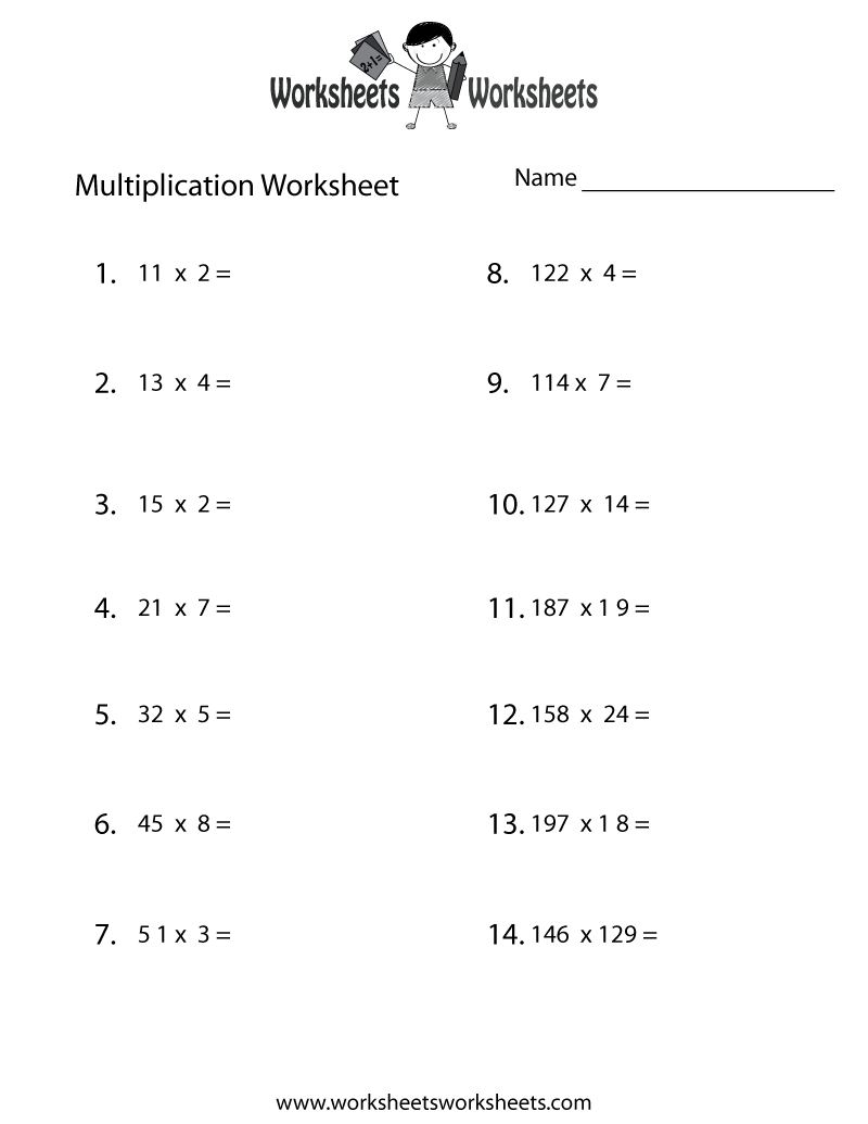 6 Best Images Of Printable Multiplication Problems 100 Multiplication 