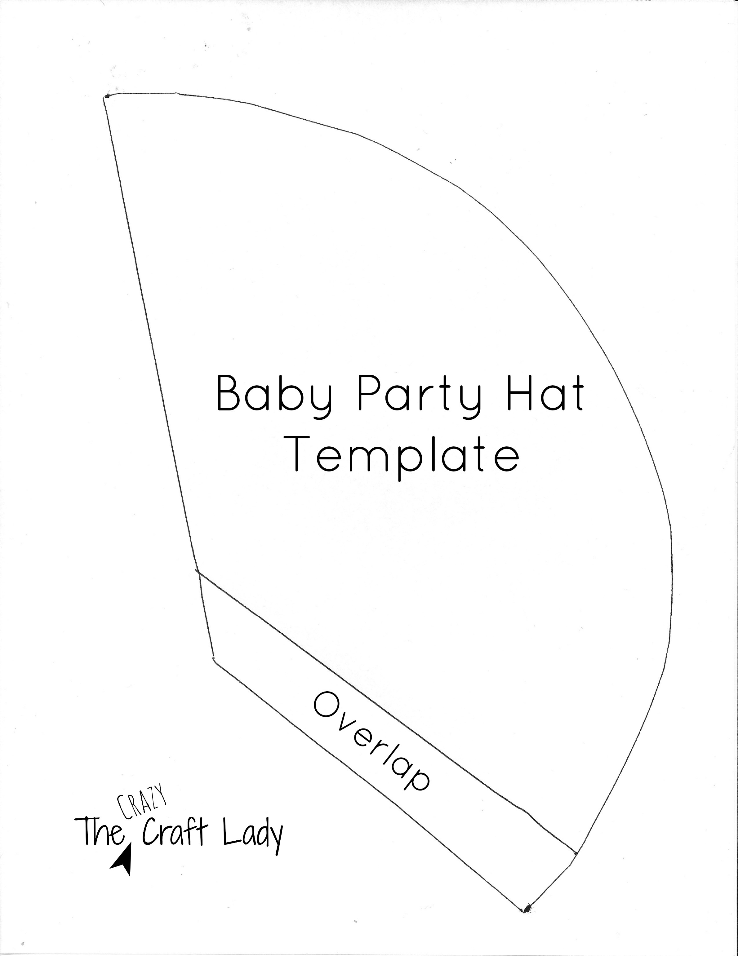 6 Best Images Of Mini Party Hat Template Printable Birthday Party Hat 