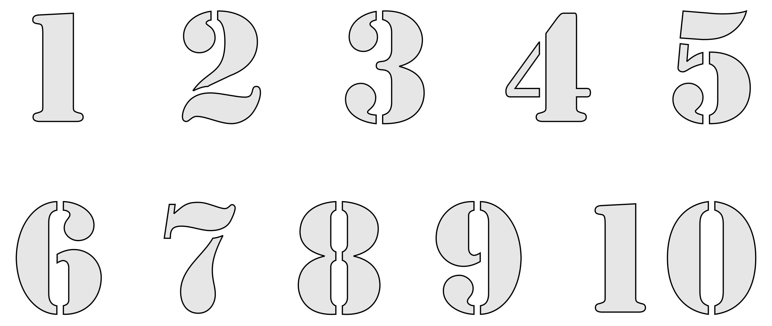 number-templates-printable