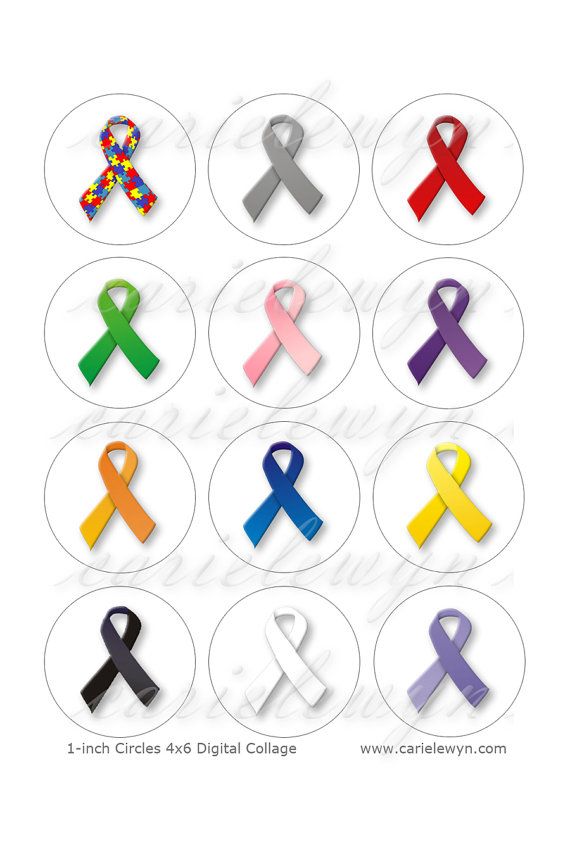 Printable Cancer Ribbon