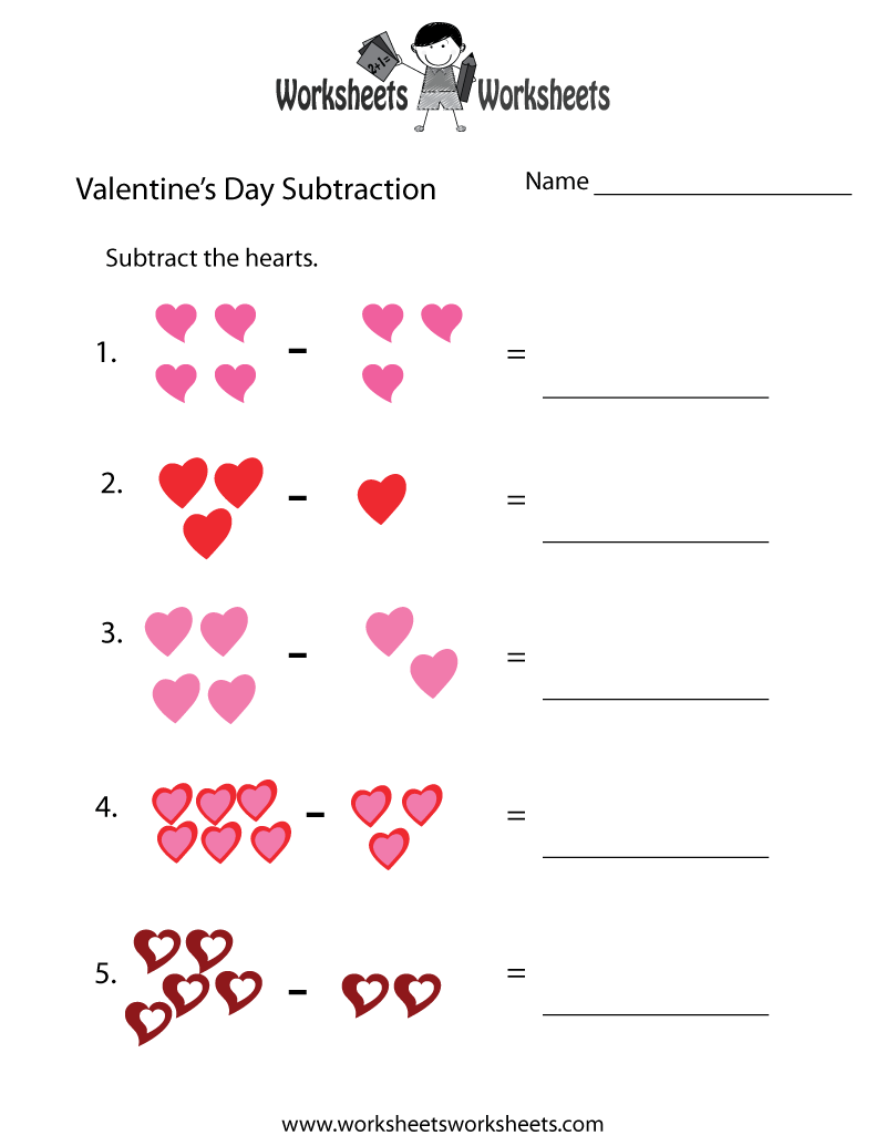 7 Best Images Of Valentine s Day Free Printable Worksheets Free 