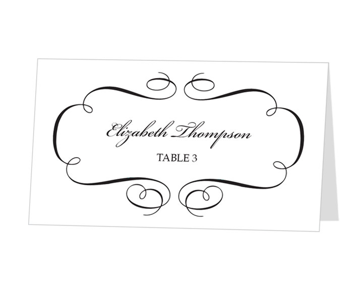 7 Best Images Of Printable Placecards Templates Free Wedding Place 