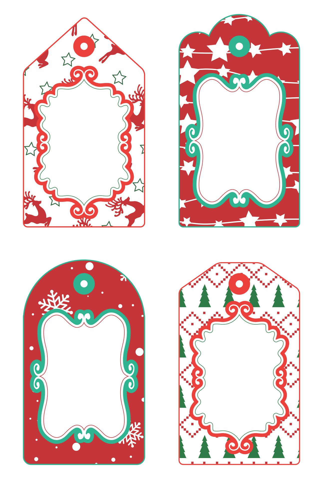 4 Best Images Of Printable Gift Tags Templates Word Free Printable Blank Gift Tags Printable 