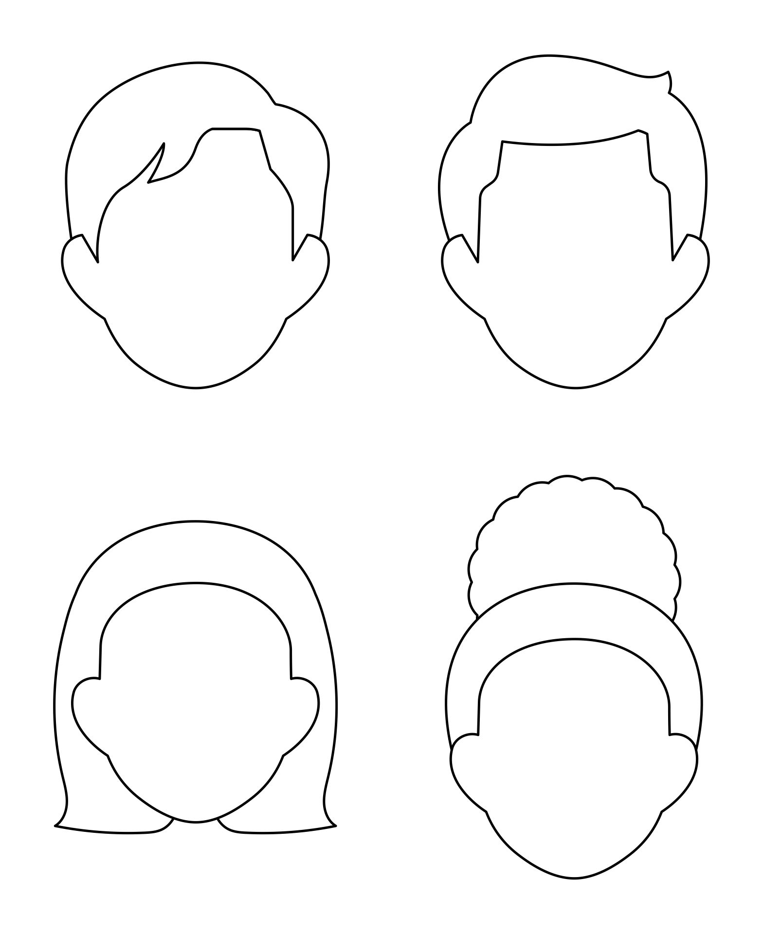 Printable Face Template