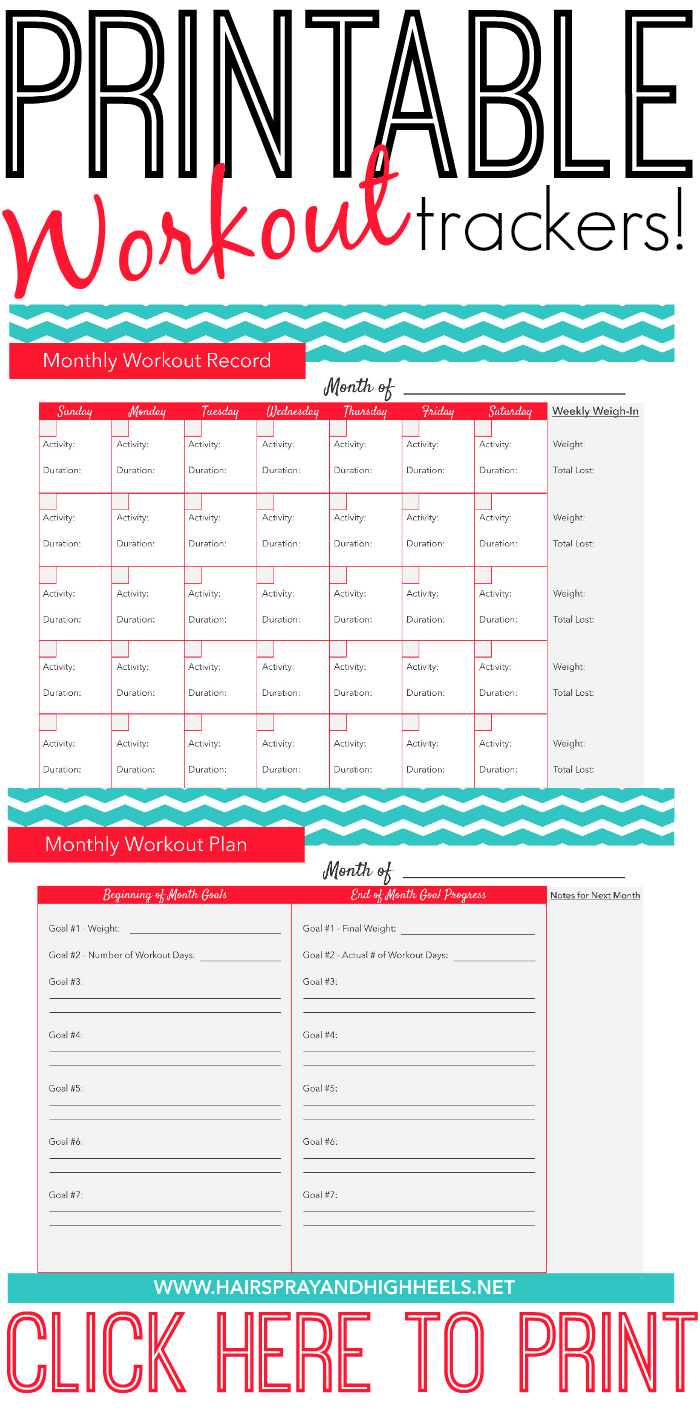 9 Best Images Of Printable Workout Schedule Workout Journal Printable 