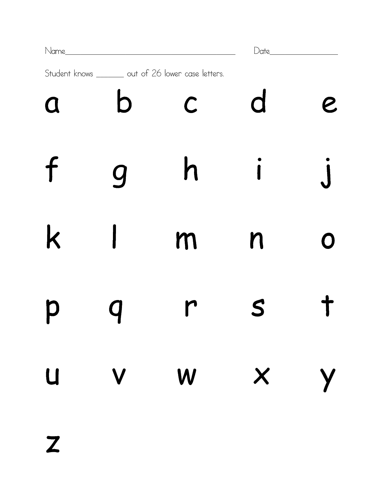 6 Best Images Of Printable Capital And Lowercase Letters Printable 