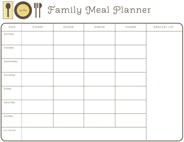 8 Best Images Of Free Monthly Meal Planner Printable Printable 