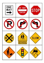 6 Best Images of Printable Traffic Sign Flash Cards - Printable Road