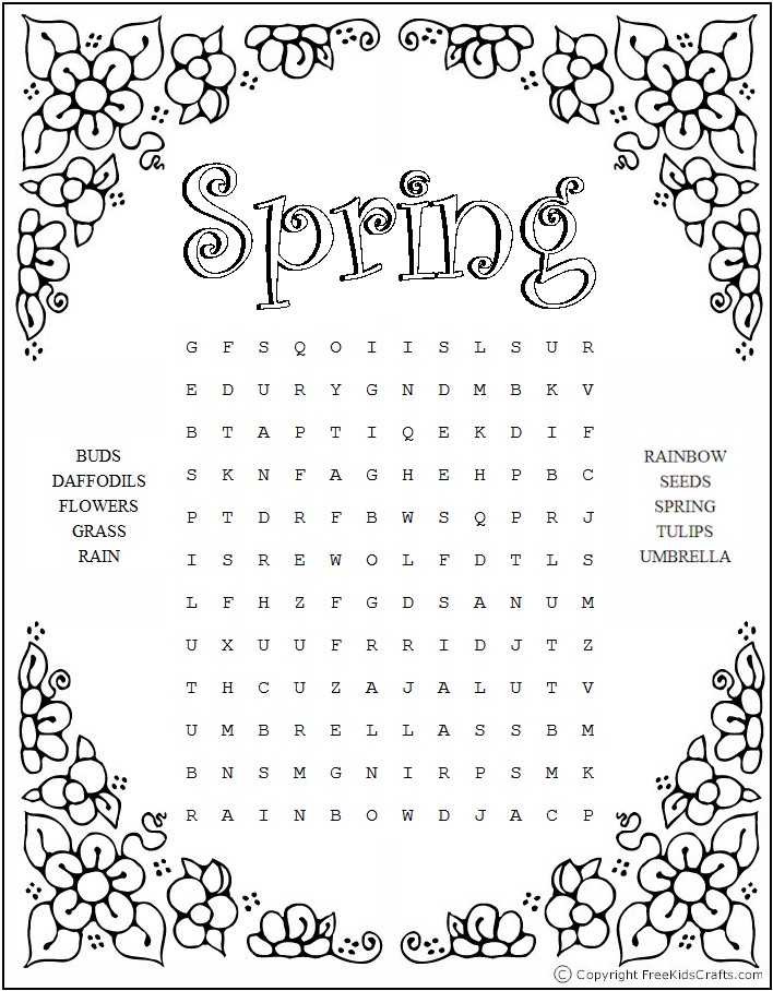 Spring Printable Images Gallery Category Page 1 Printablee