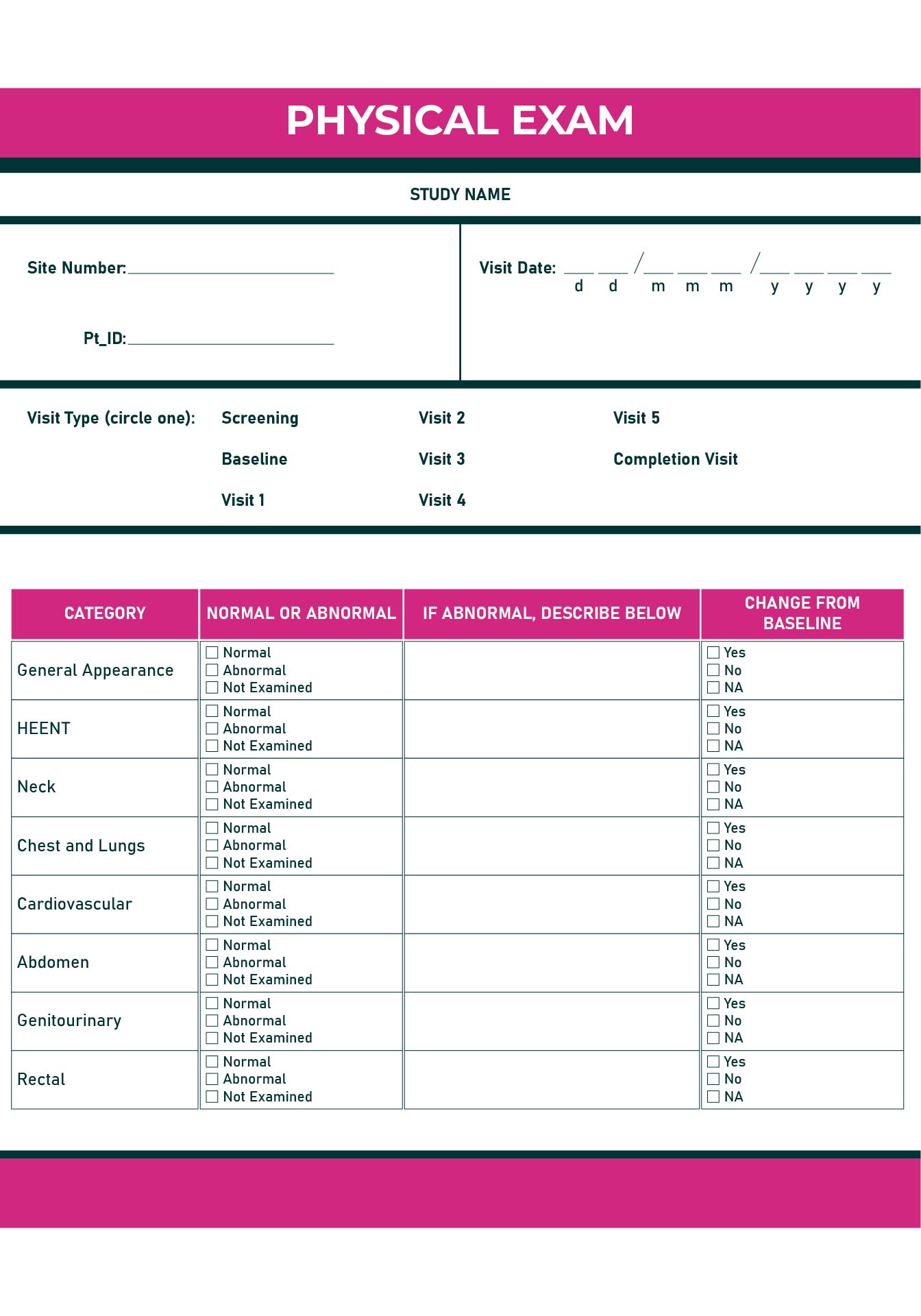 9 Best Images Of Medical Physical Examination Forms Printable Medical 