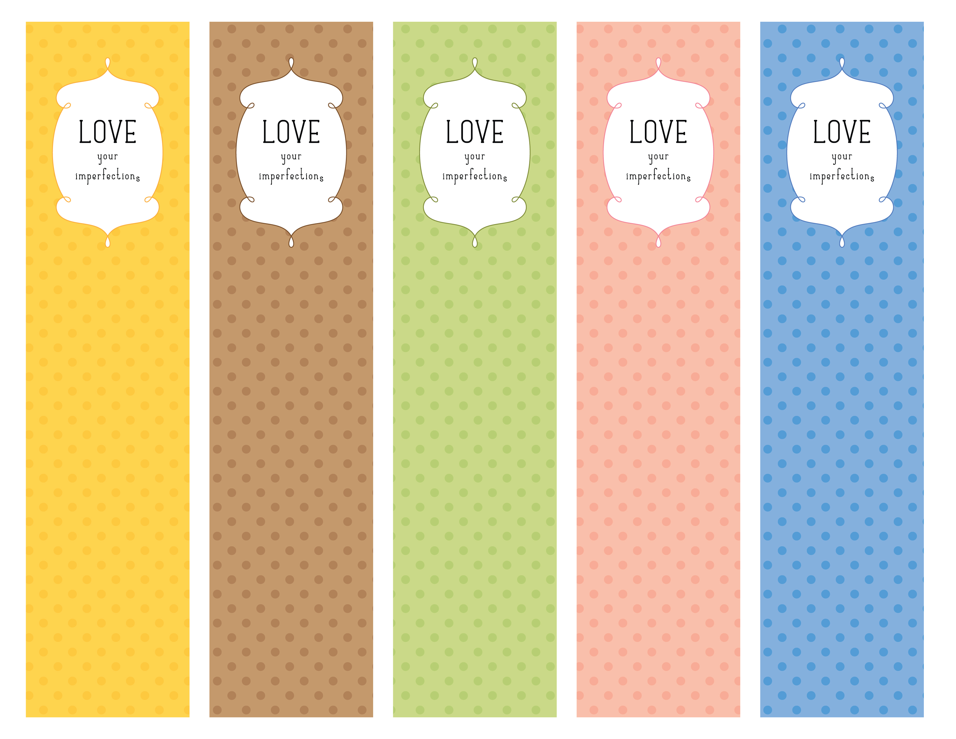 Free Printable Bookmarks Templates