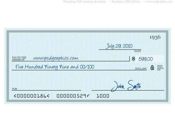 Fun Blank Cheque Template Sample Template