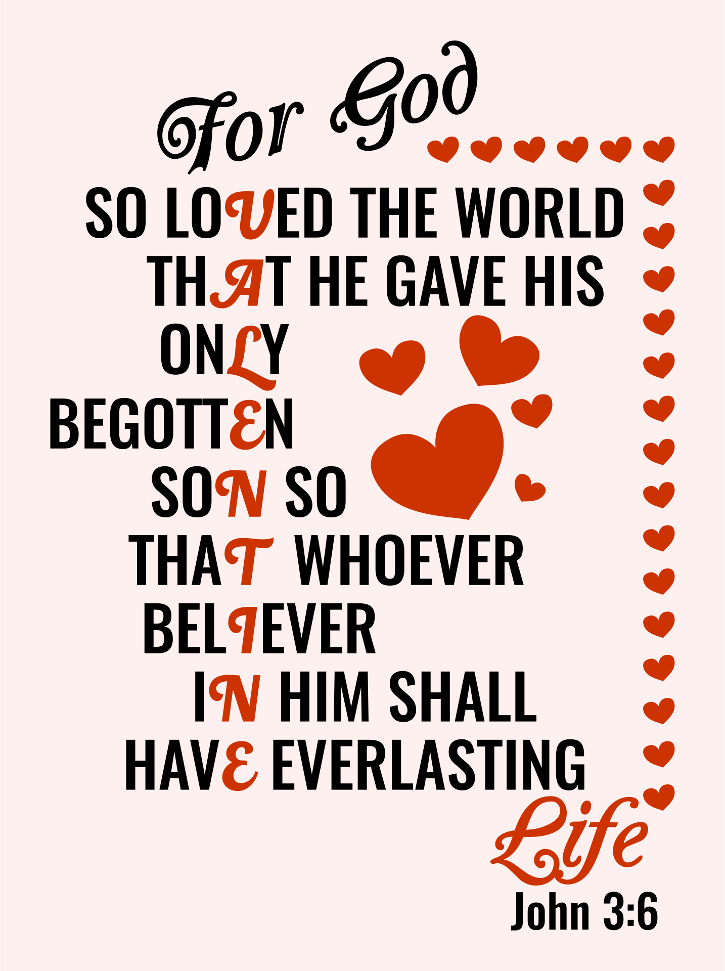 8 Best Images Of John 3 16 Valentine Printable Heart John 3 16 