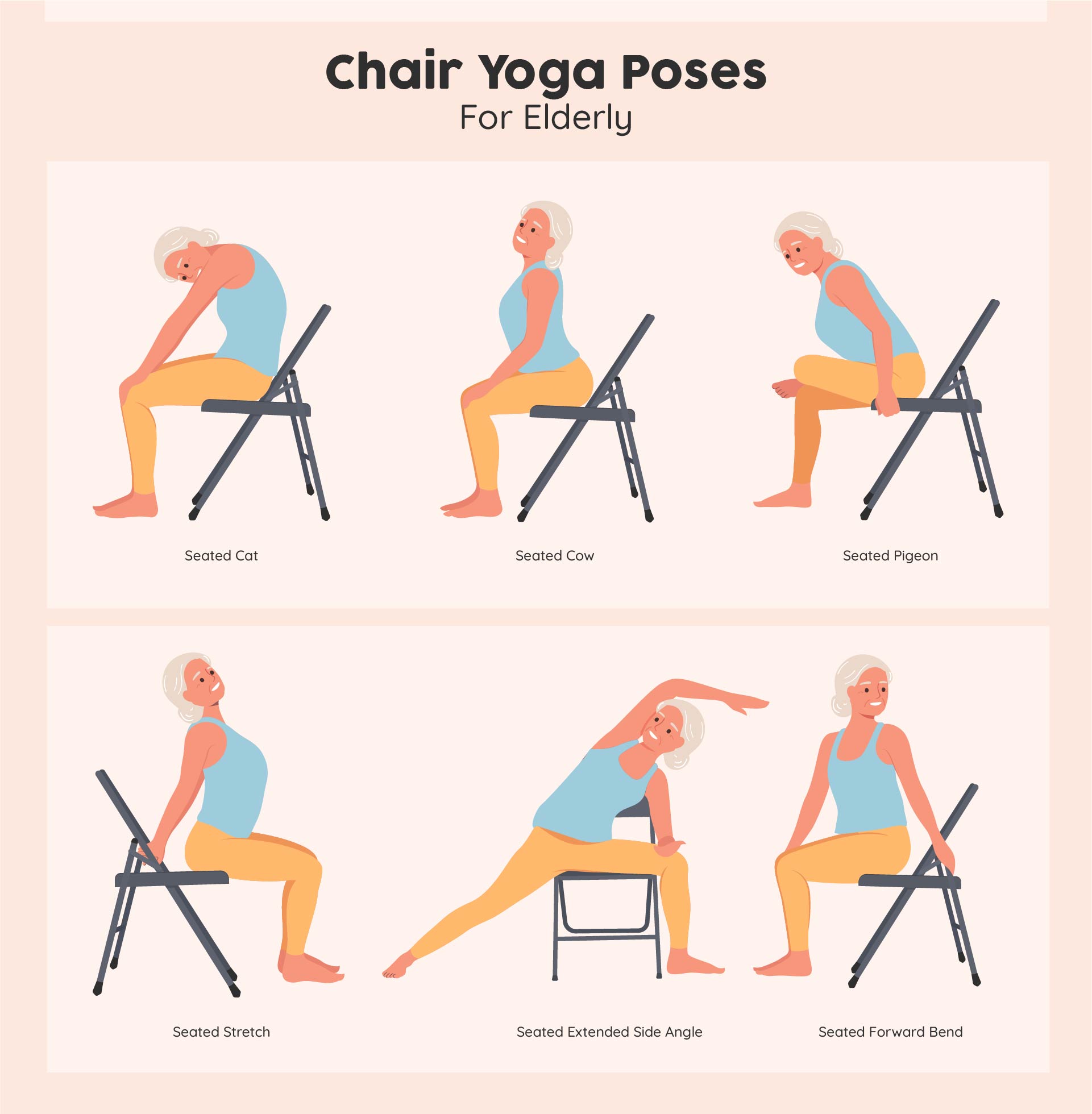 Printable Chair Exercises For Elderly With Pictures