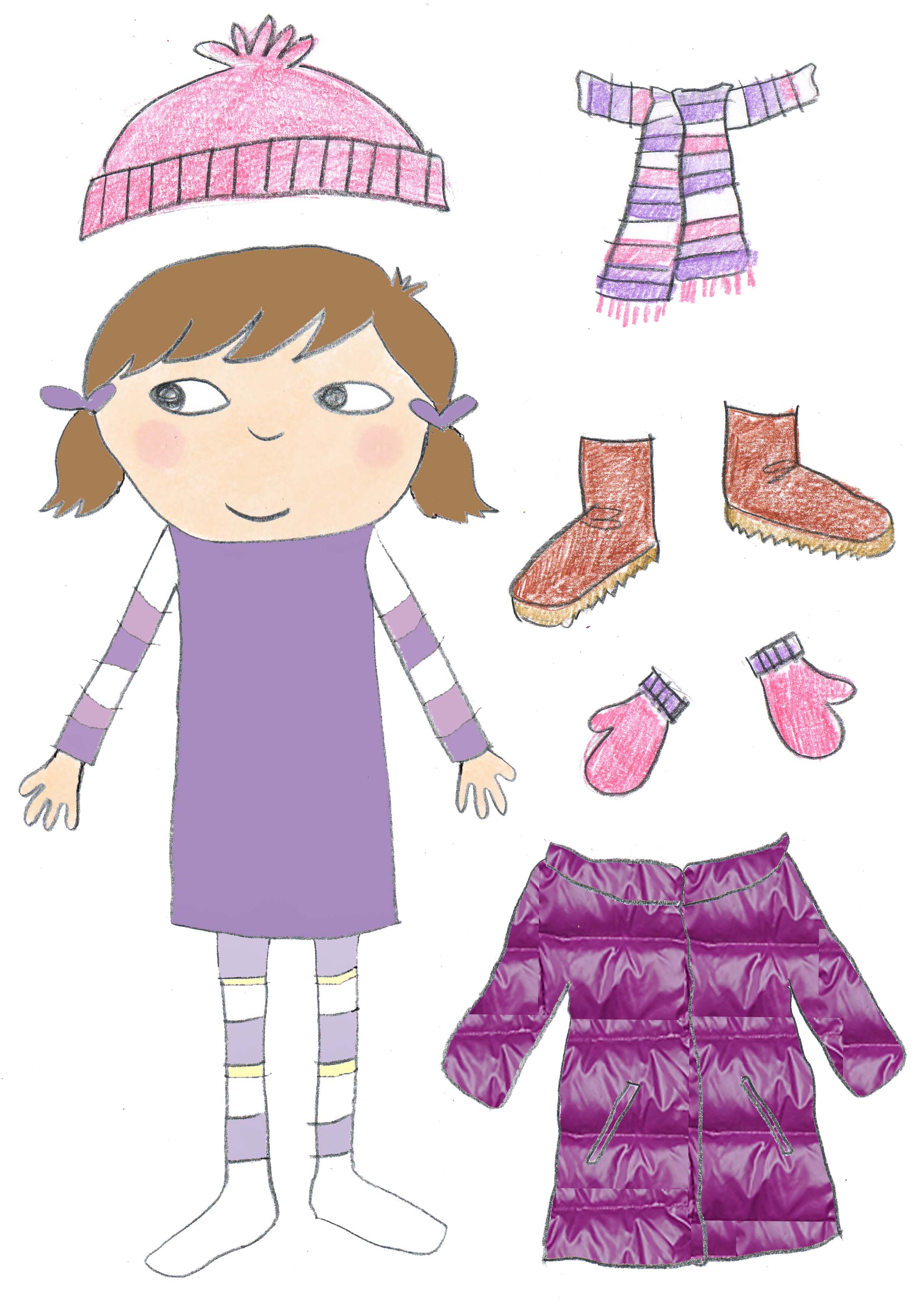 Printable Paper Doll Clothes