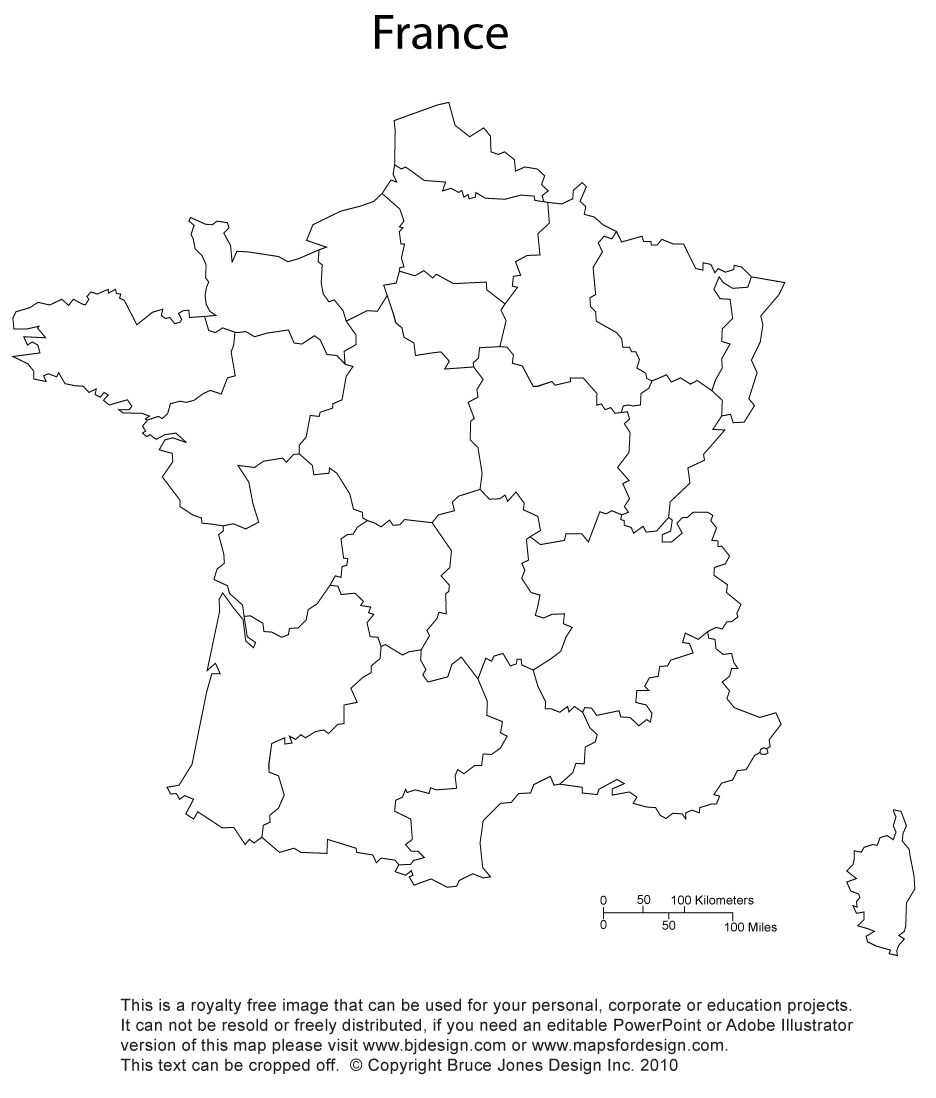 6 Best Images Of Printable Map Of France Free Printable France Map