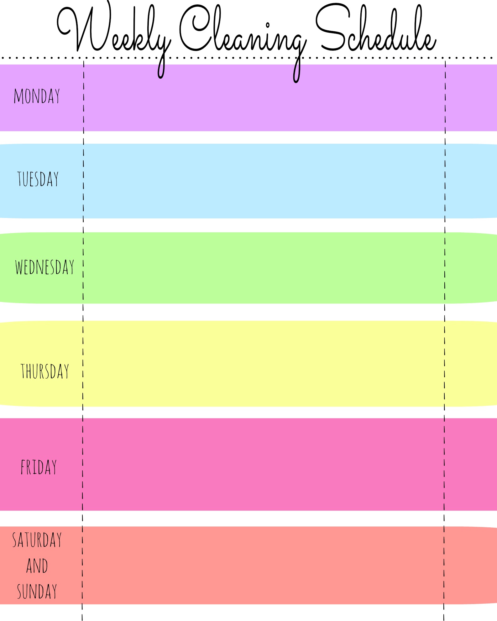 Schedule Printable Images Gallery Category Page 6 Printablee