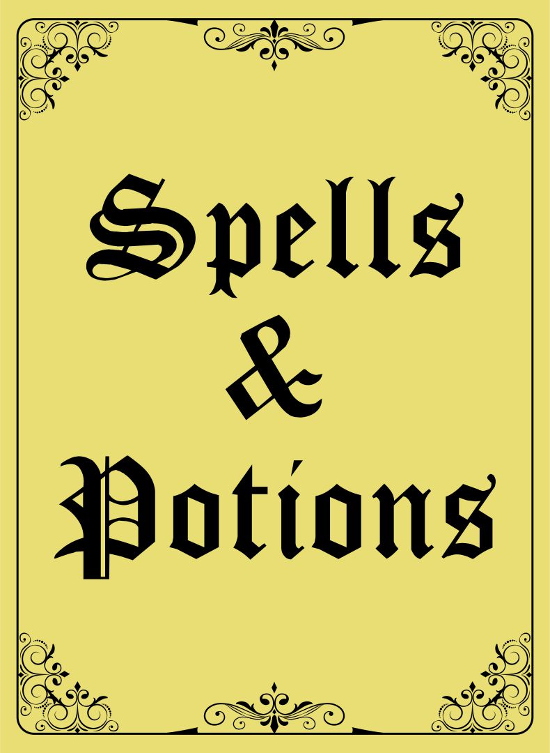 Printable Spell Book Cover Printable Word Searches