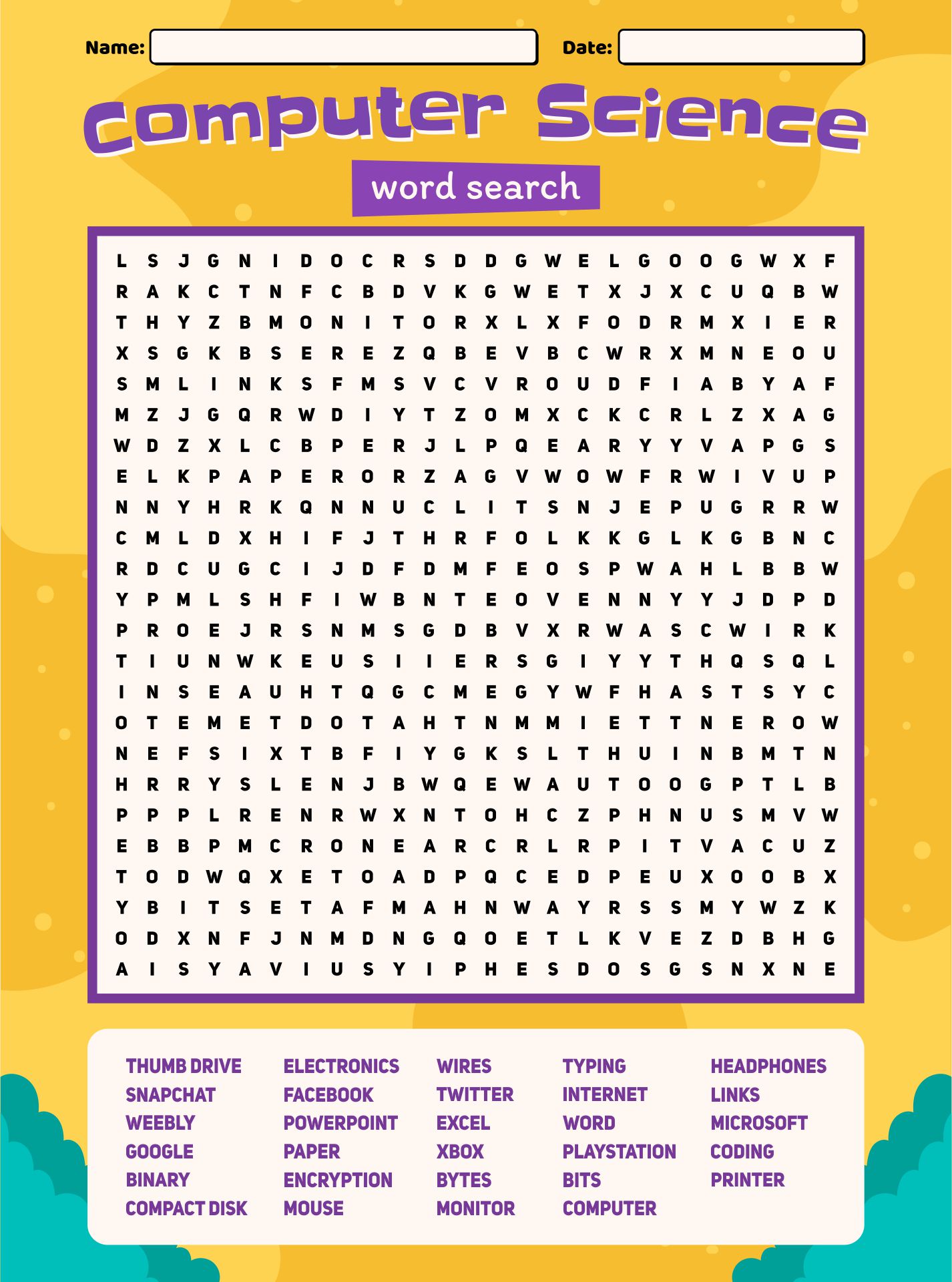 6 Best Images Of High School Word Searches Printable School Word Search Puzzles School Word