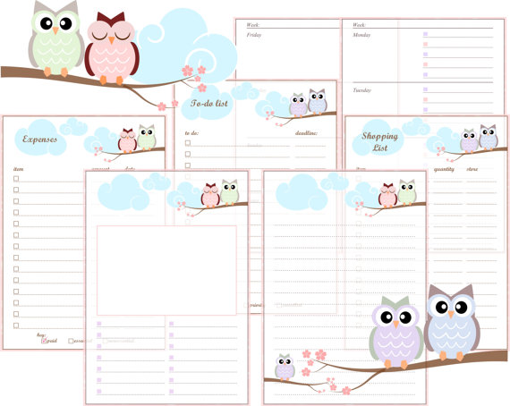 9 Best Images Of Budget Filofax Printables Filofax A5 Printable Bill 