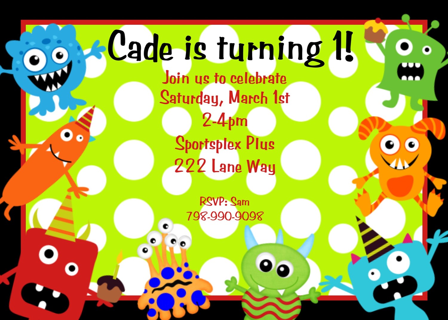 8 Best Images Of Monster Birthday Party Invitations Printable Monster