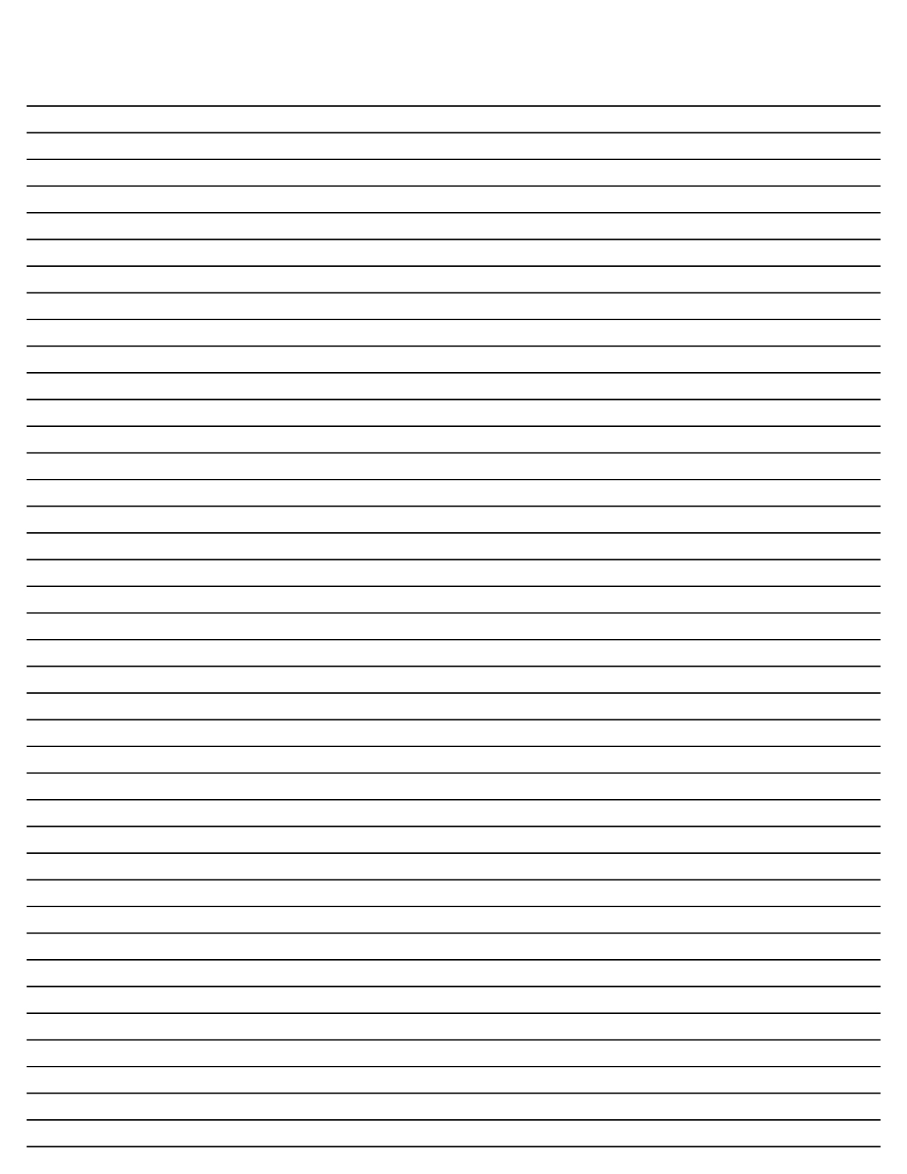 Lined Stationery Paper Printable