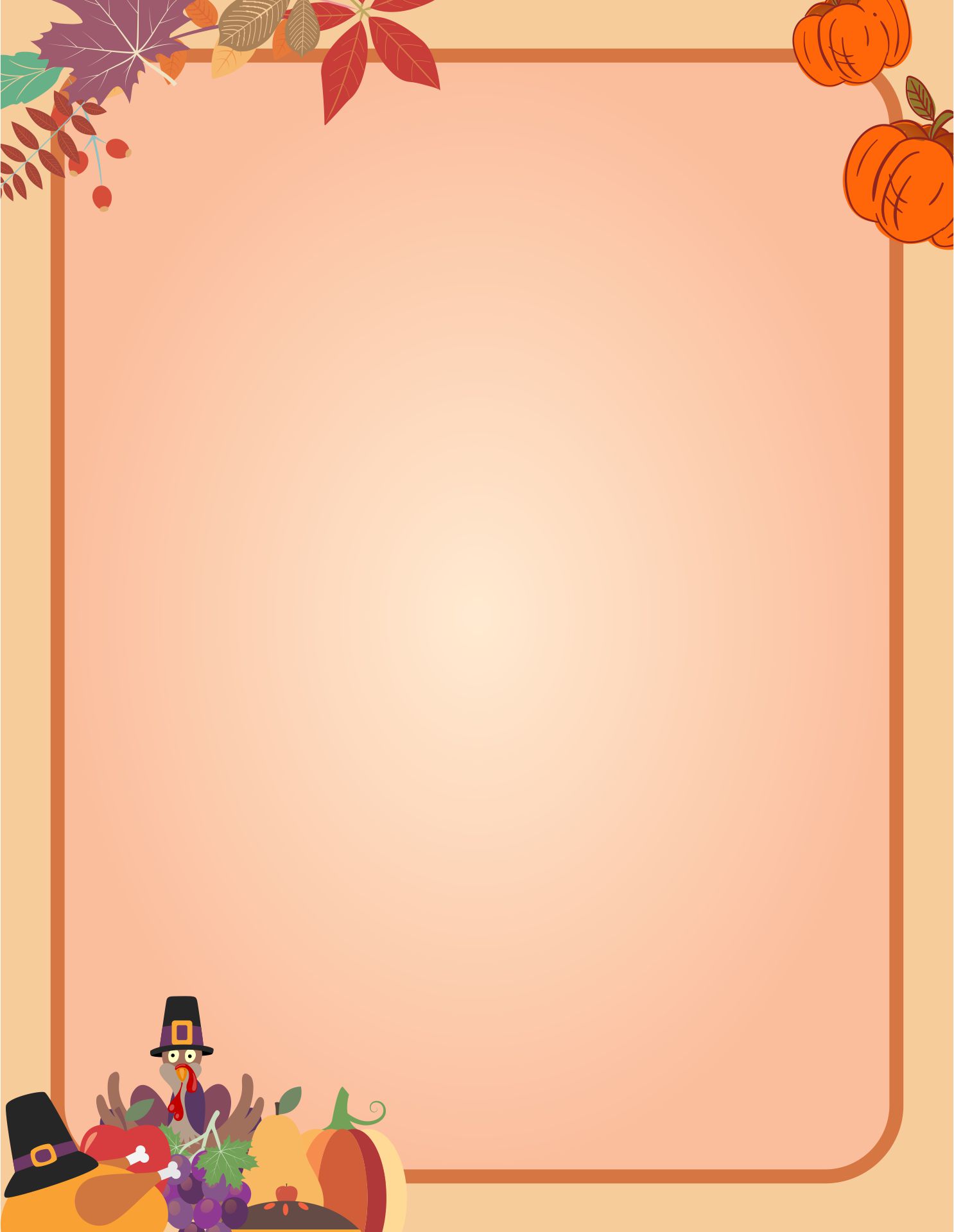 6 Best Images of Free Printable Thanksgiving Letter Head Free