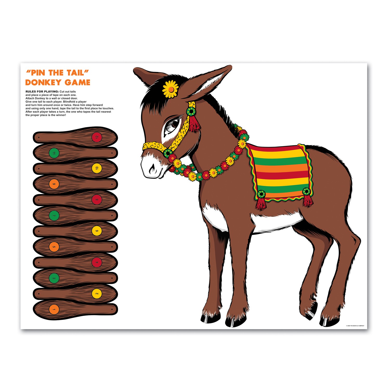 2 Best Images Of Pin The Tail On The Donkey Printable Printable Pin 