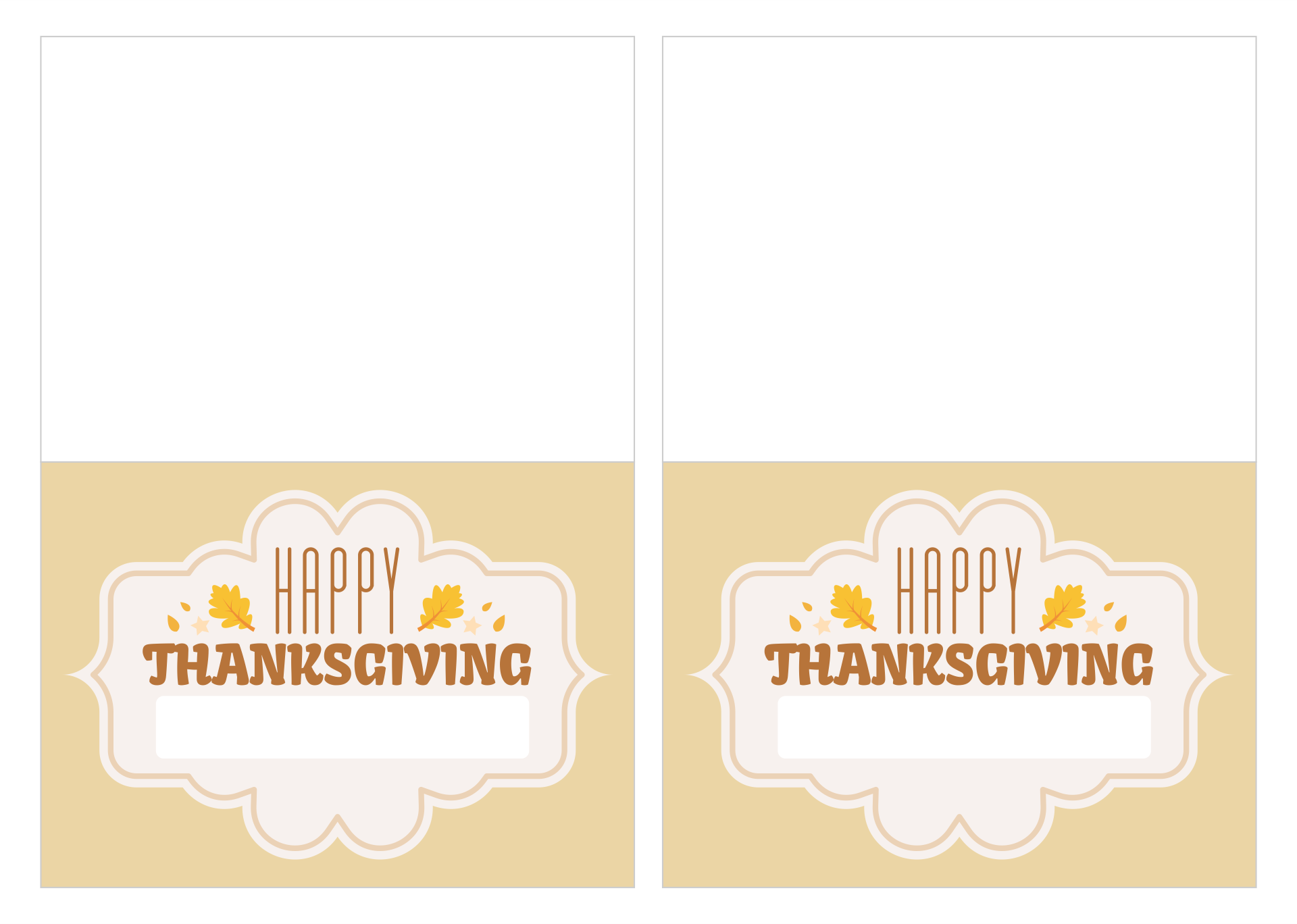 6 Best Images Of Free Printable Thanksgiving Placecards Free