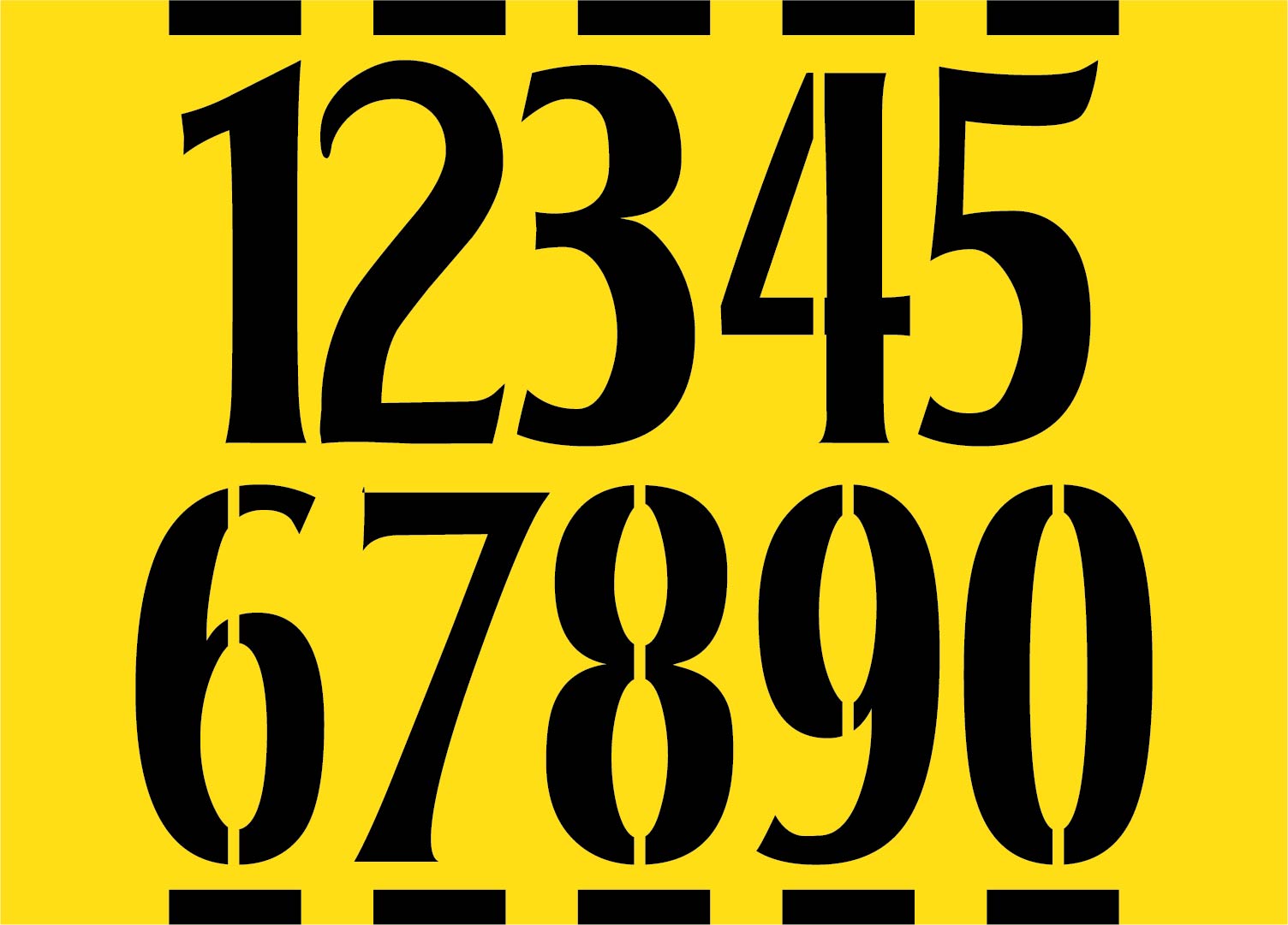 9 Best Images Of 1 Inch Printable Numbers 2 Inch Number Stencils 