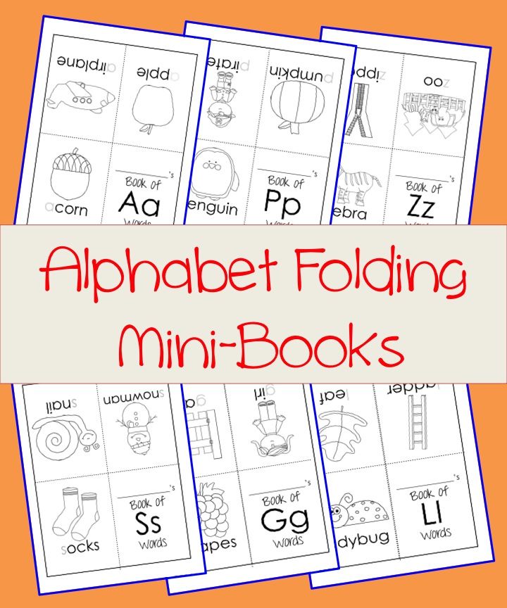 6 Best Images Of Printable Alphabet Books For Pre K K Pre Printable Alphabet Letters Alphabet 