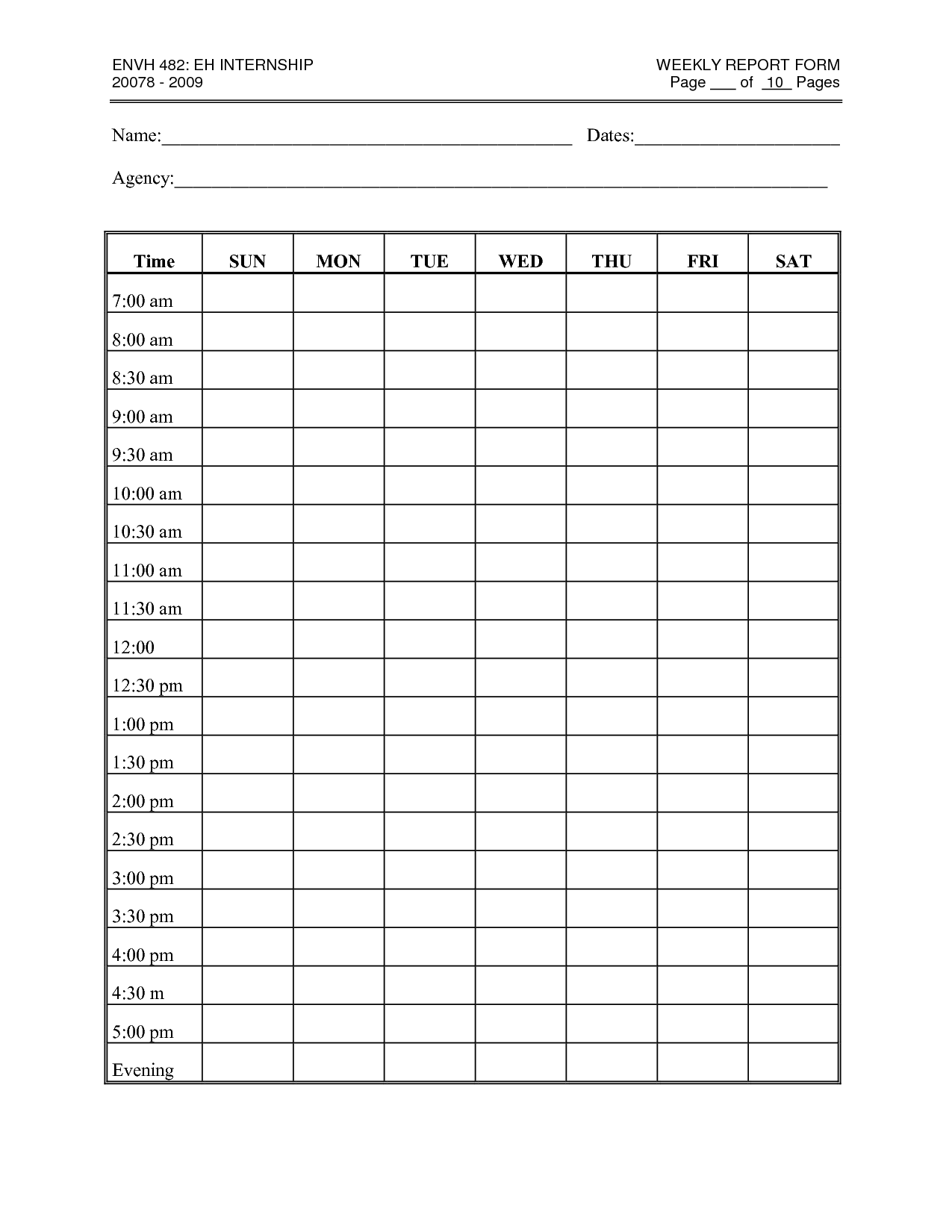 6 Best Images Of Daily Workout Log Printable Printable Exercise Log 