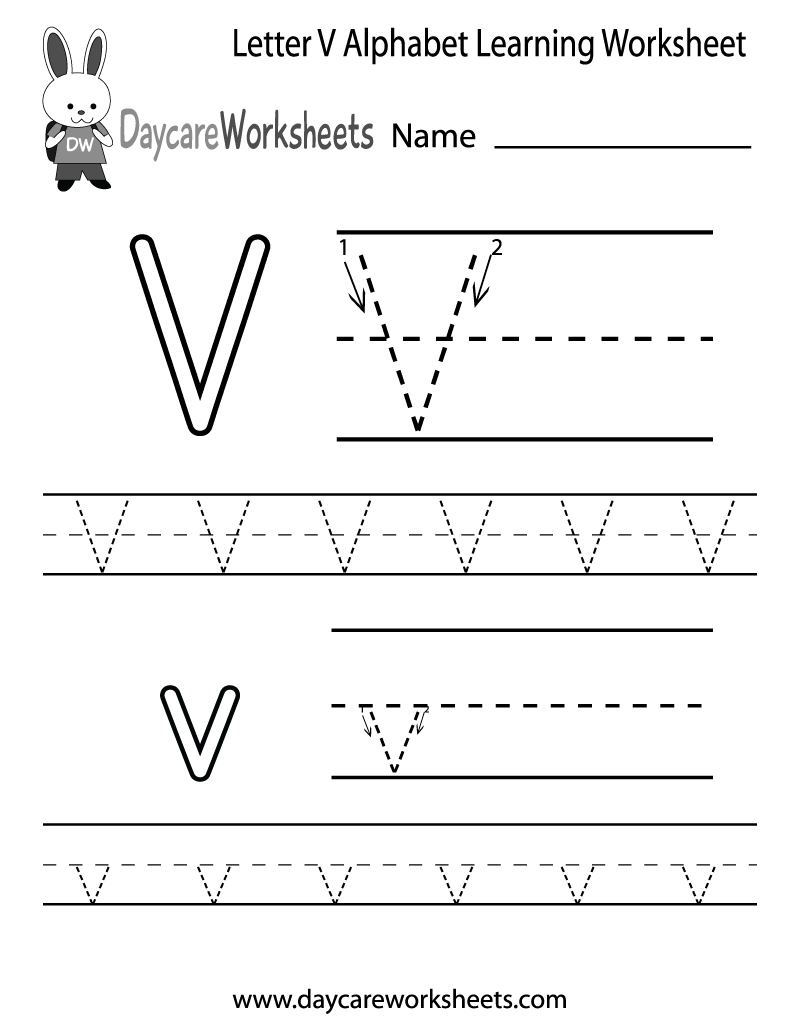 7 Best Images Of Printable Letter V Worksheets Preschool Free 