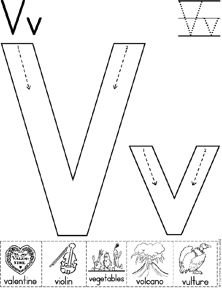 Letter V Printables Printable Word Searches