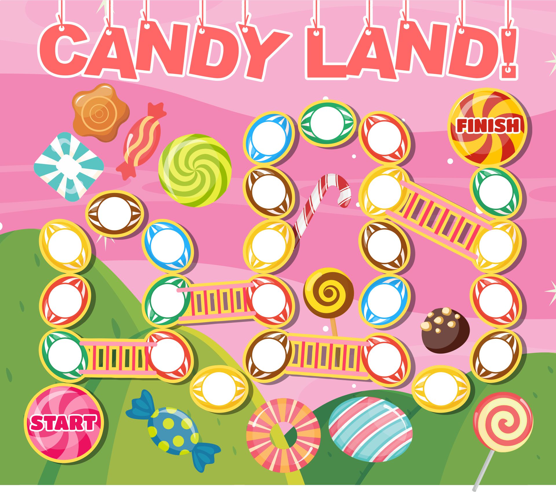printable candyland board game pdf