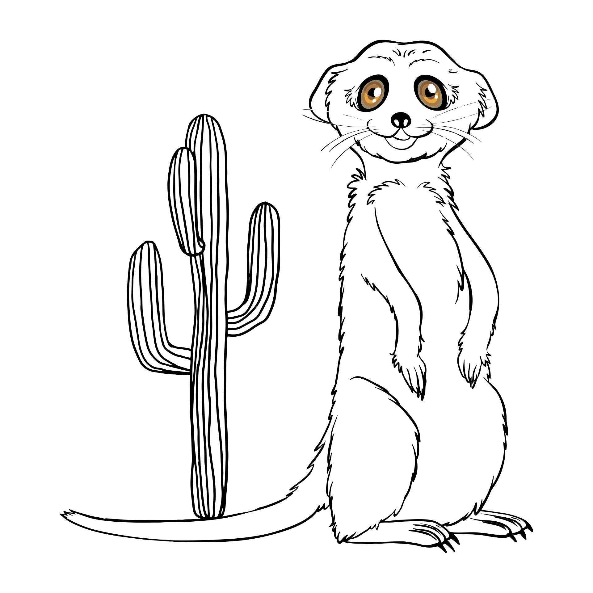 8 Best Images of Desert Coloring Pages Printable - Desert Animals