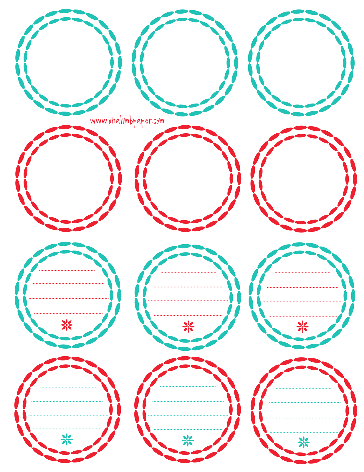 6 Best Images Of Free Printable Circle Tag Templates Scalloped Circle 