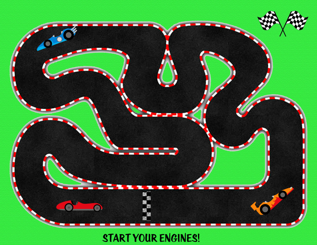 Race Track Printables