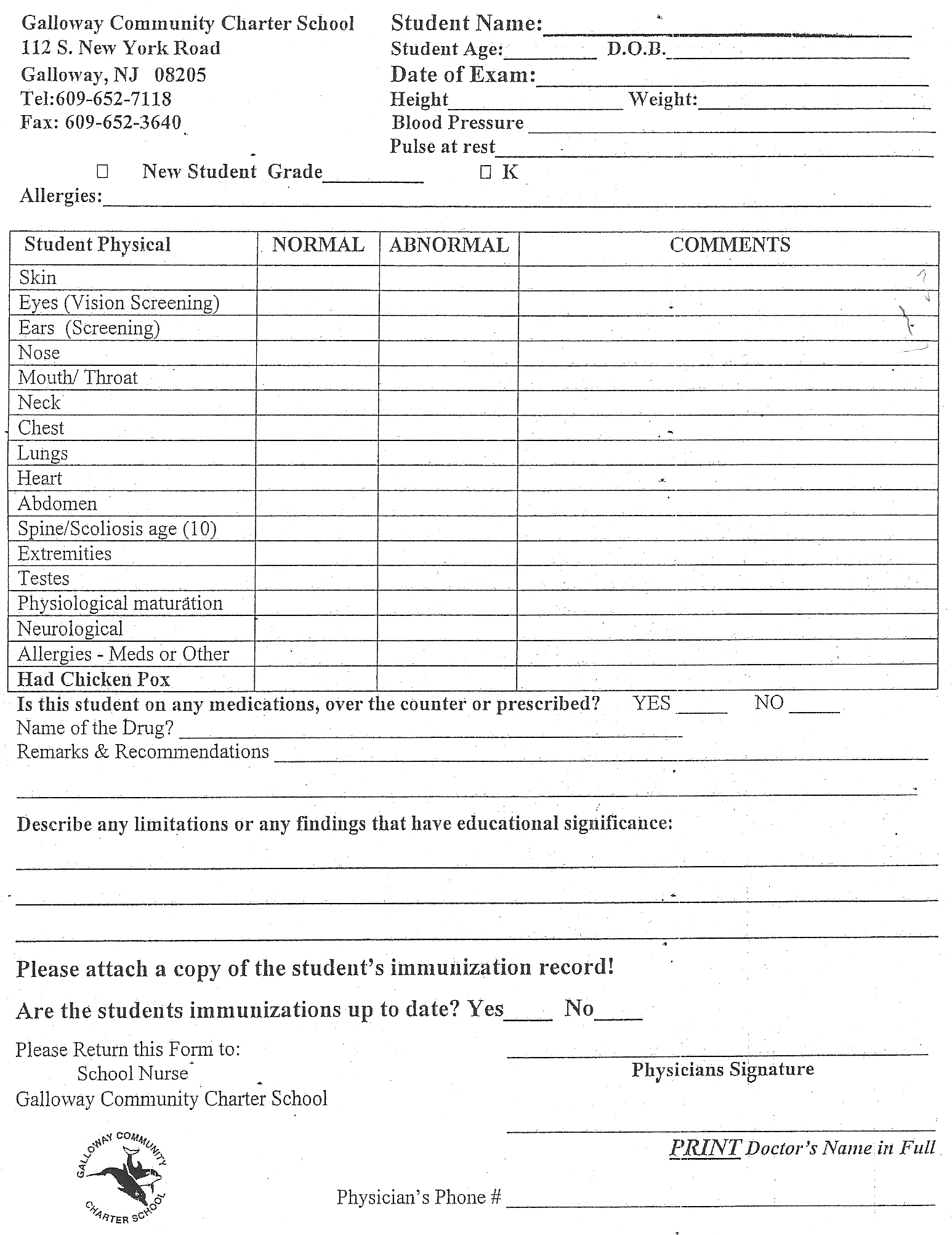 9 Best Images Of Printable Physical Form Printable Physical Assessment Form Free Printable