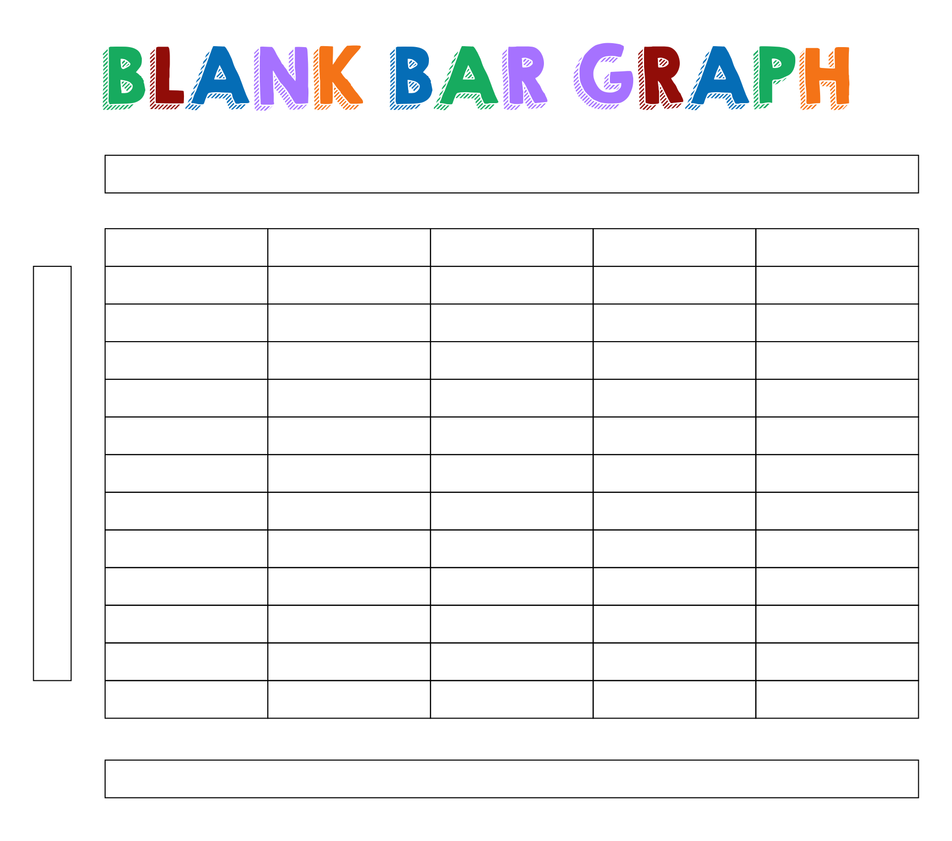 Blank Bar Graph Printable Customize And Print