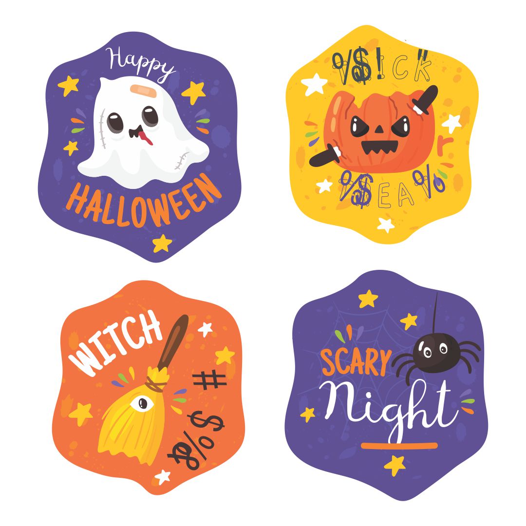 Halloween Printable Stickers Printable Word Searches